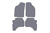 Mitsubishi L200 1996-2006 Gumowe Dywaniki Carsuit (Szary) zdjęcia 1