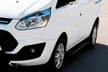 Ford Custom 2013-2022 Progi Boczné Allmond Black (2 szt., Aluminium) zdjęcia 1