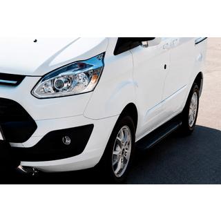 Progi Boczné Allmond Black (2 szt., Aluminium) Ford Custom 2013-2022 zdjęcia 1