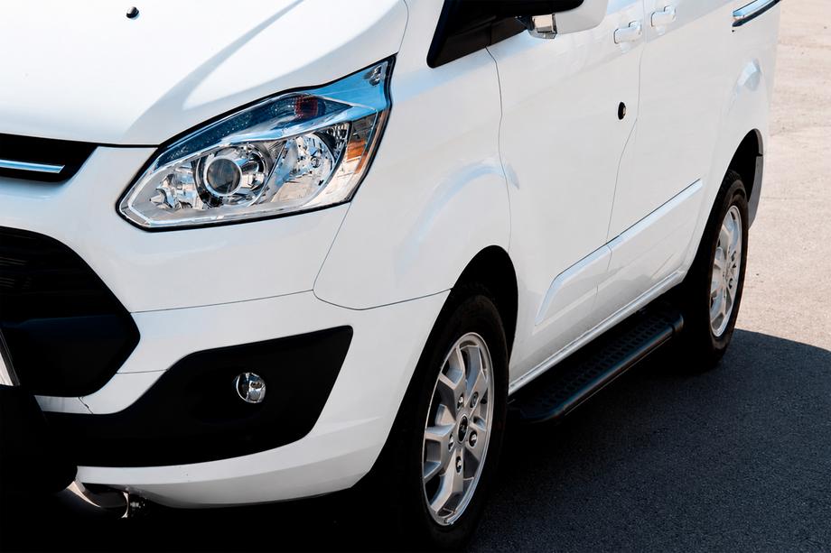 Ford Custom 2013-2022 Progi Boczné Allmond Black (2 szt., Aluminium) Image