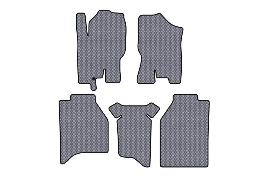 Nissan Navara 2006-2015 Dywaniki gumowe Carsuit (bez boksów, Szary) Image