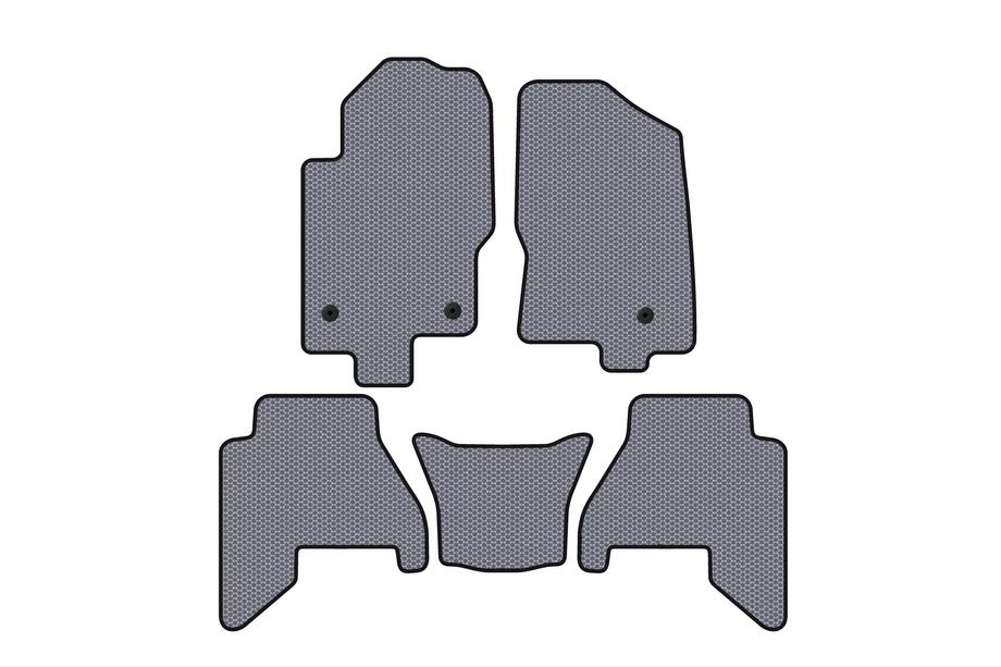 Nissan Pathfinder R51 2005-2014 Dywaniki gumowe Carsuit V2 (2 rzędy, Szare, 2010-2014) Image