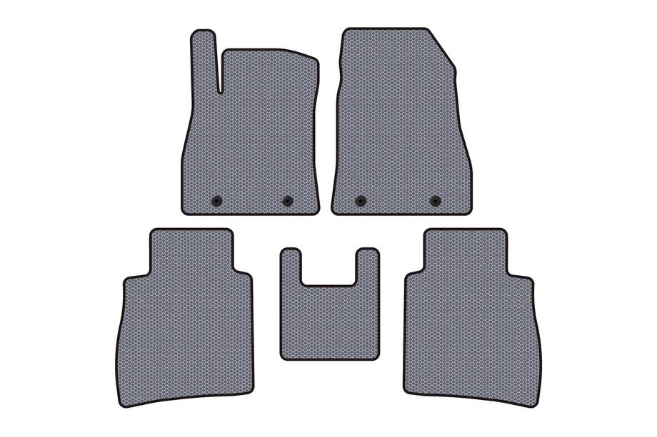 Nissan Sentra 2012-2019 Gumowe Dywaniki Carsuit (SD, Szary) Image