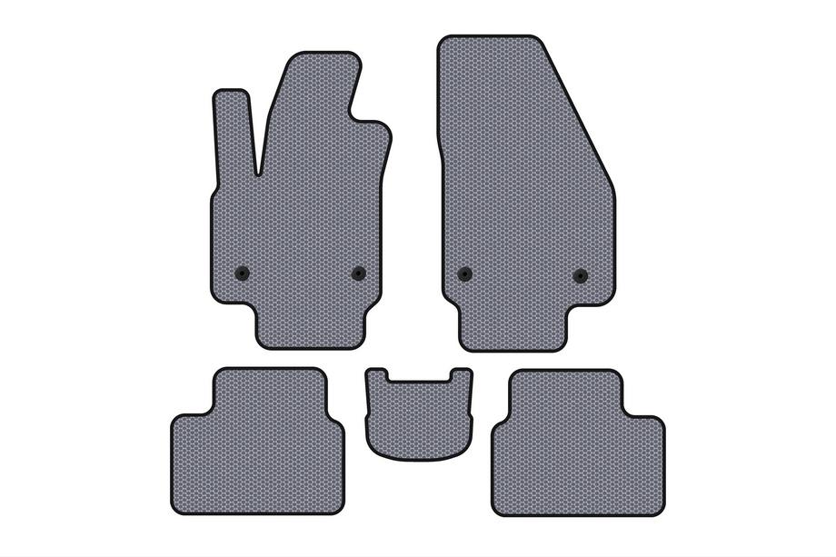 Opel Meriva 2010-2017 Gumowe Dywaniki Carsuit (Szary) Image