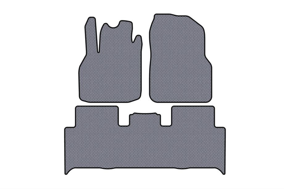 Renault Scenic/Grand 2003-2009 Gumowe Dywaniki Carsuit (2 Rzędy, Szare) Image