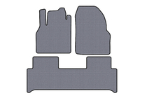 Renault Scenic/Grand 2003-2009 Gumowe Dywaniki Carsuit (Szary) zdjęcia 1