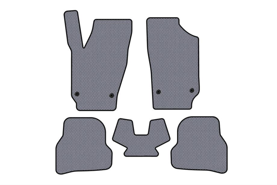 Seat Ibiza 2010-2017 Dywaniki gumowe Carsuit (2010-2012, HB, 5-drzwiowy, szary) Image