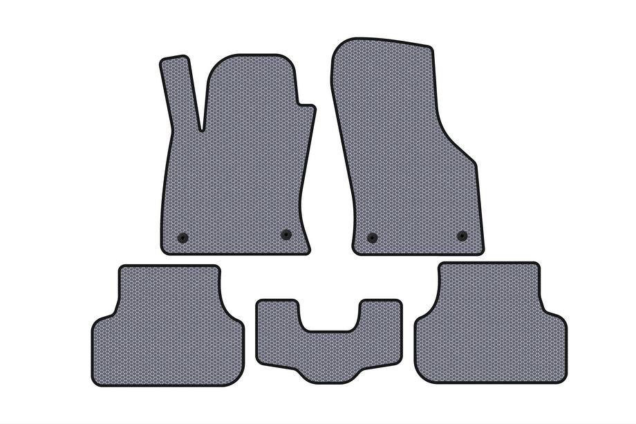 Seat Leon 2013-2020 Gumowe dywaniki Carsuit (2013-2016, SW, szary) Image