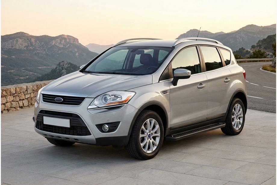 Ford Kuga 2008-2013 Progi Boczné Allmond Black (2 szt., Aluminium) Image