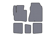 Toyota IQ 2008-2015 Gumowe Dywaniki Carsuit (HB, Szary) zdjęcia 1