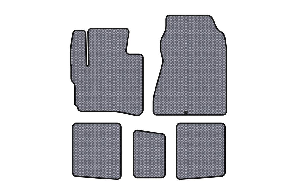 Toyota IQ 2008-2015 Gumowe Dywaniki Carsuit (HB, Szary) Image