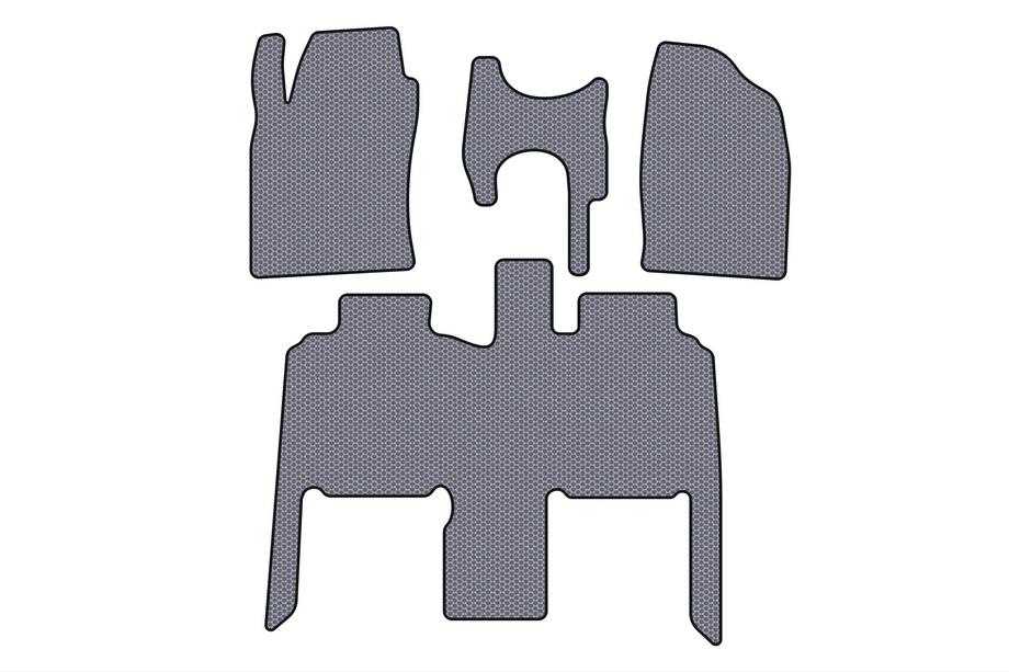 Toyota Previa 2000-2006 Gumowe Dywaniki Carsuit (Szary) Image