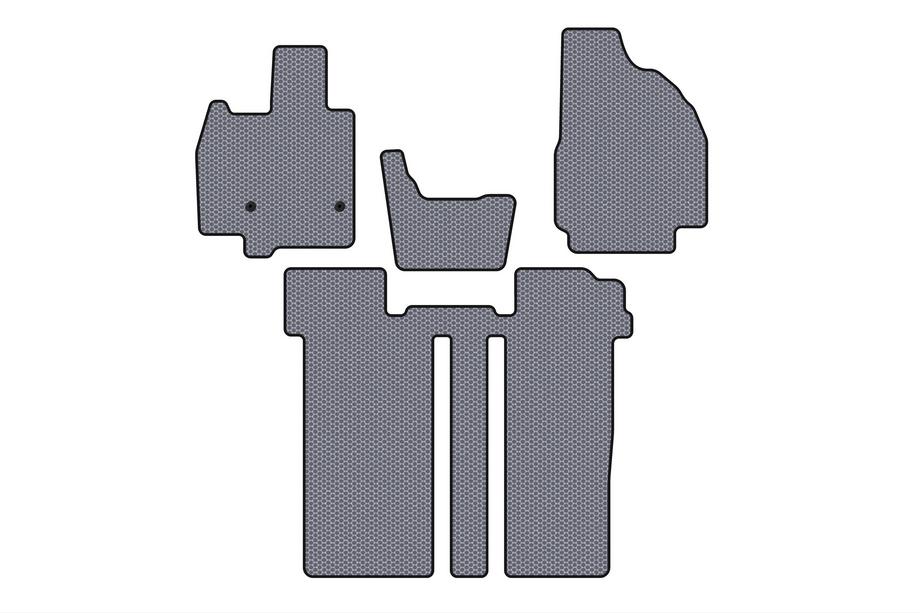 Toyota Previa 2006-2019 Gumowe dywaniki Carsuit (2 rzędy, 6-osobowy, szary) Image