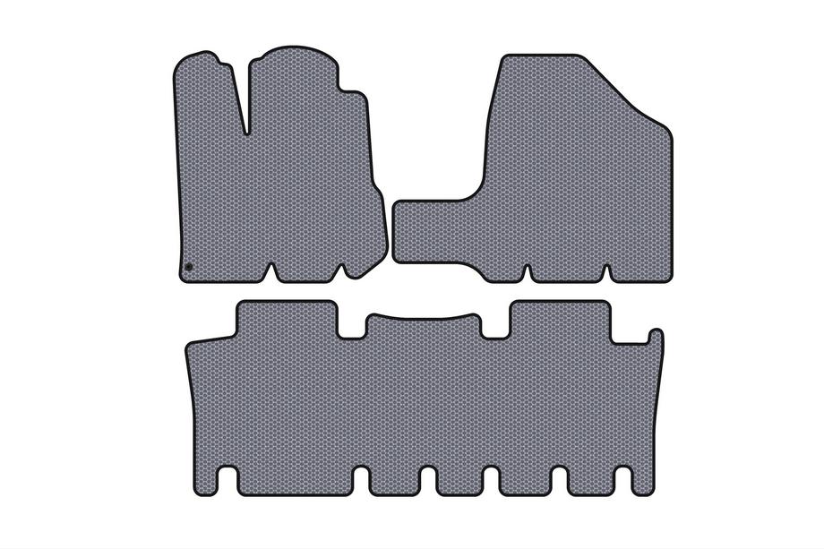 Toyota Sienna 2003-2009 Gumowe Dywaniki Carsuit (2 Rzędy, Szare) Image