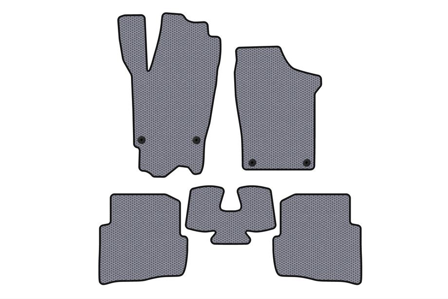 Volkswagen Fox 2003-2021 Gumowe dywaniki Carsuit (HB, 3-drzwiowy, szary) Image