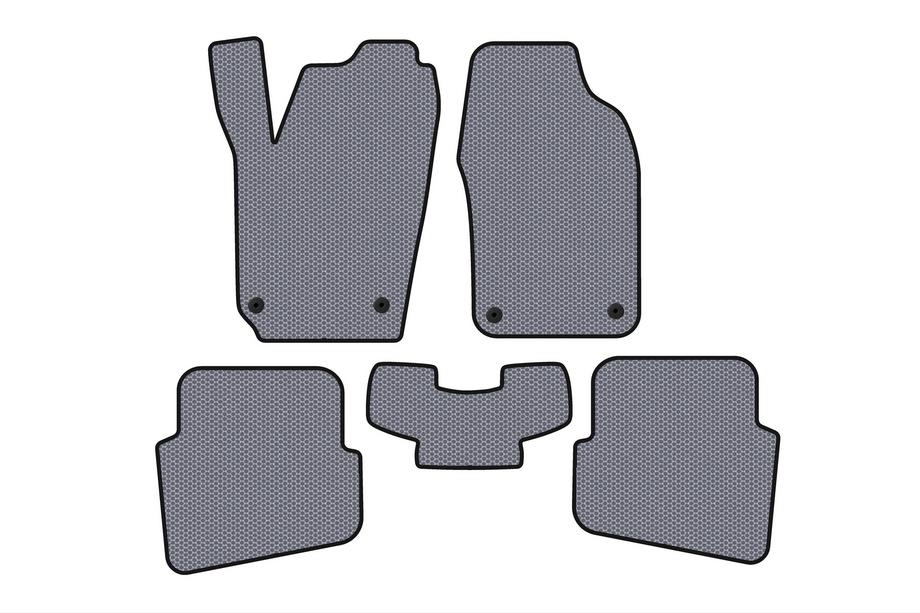 Volkswagen Polo 2001-2009 Gumowe dywaniki Carsuit (HB, 3/5-drzwiowy, szary) Image