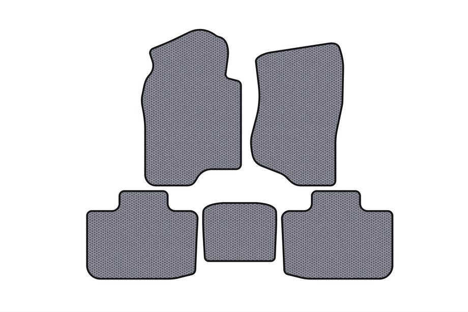 Cadillac Escalade 2007-2014 Gumowe Dywaniki Carsuit (2 Rzędy, Szare) Zdjęcia 1