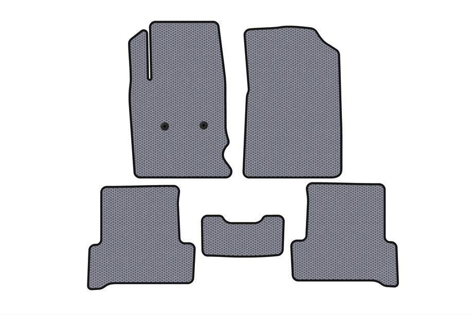 Chevrolet Colorado 2012–2022 2012-2022 Gumowe Dywaniki Carsuit (Szary) Zdjęcia 1