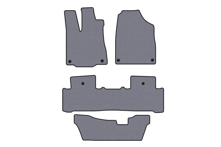 Acura MDX 2013-2020 Gumowe dywaniki Carsuit (3 rzędy, szare) Image