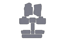 Cadillac Escalade 2007-2014 Gumowe dywaniki Carsuit (3 rzędy, szare) zdjęcia 1