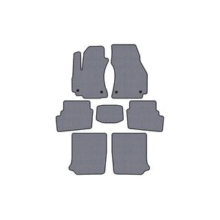 Dywaniki gumowe Carsuit (3 rzędy, 2003-2005, 7-osobowy, szary) Opel Zafira A 1998-2005 zdjęcia 1