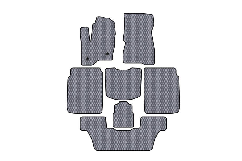 Ford Flex 2009-2019 Gumowe dywaniki Carsuit (3 rzędy, 2013-2019, szary) Image