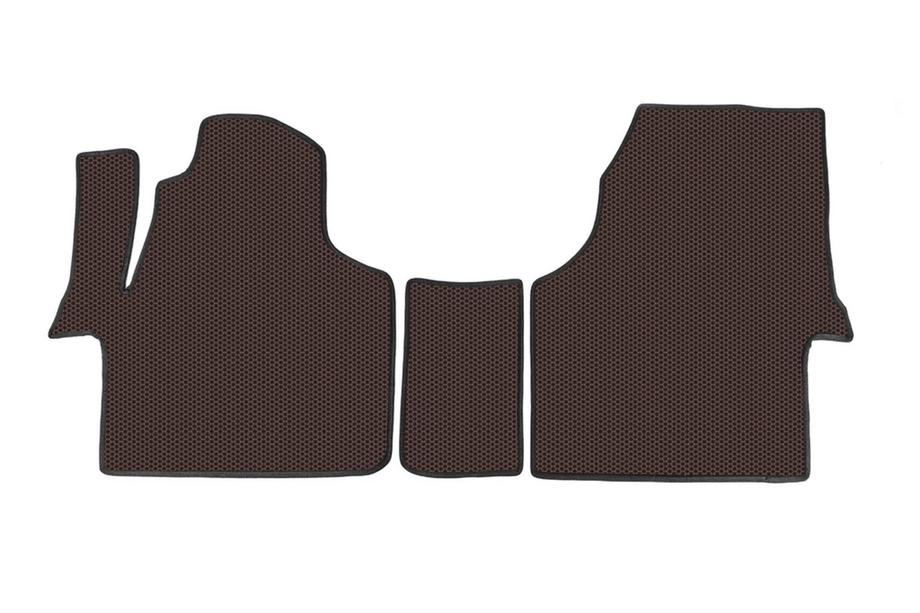Volkswagen Crafter 2006-2016 Gumowe Dywaniki Carsuit V1 (Brązowe) Zdjęcia 1