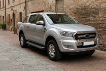 Ford Ranger 2011–2022 Progi Boczné Allmond Black (2 szt., Aluminium) zdjęcia 1