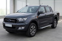 Ford Ranger 2011–2022 Progi Boczne Line (2 szt., Aluminium) zdjęcia 1