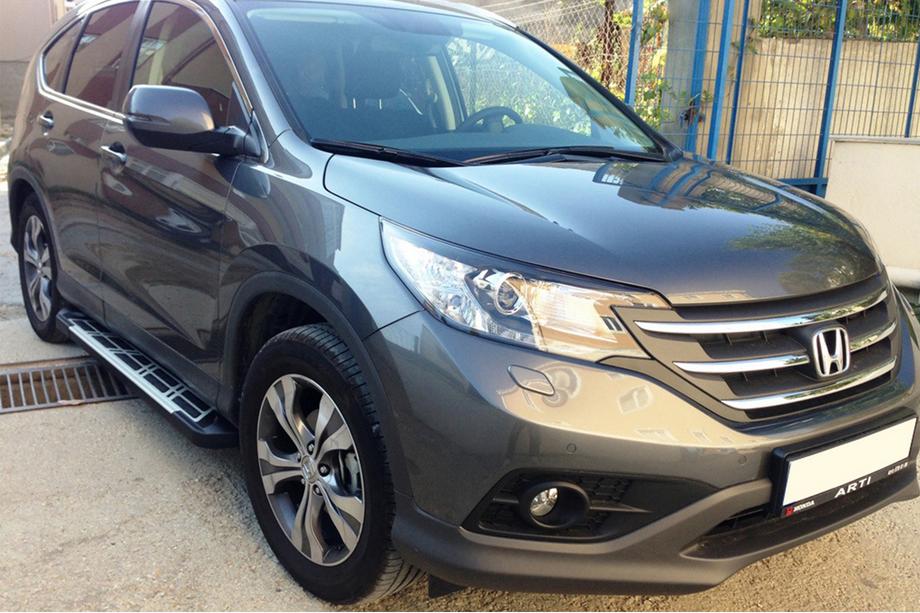 Honda CRV 2012-2016 Progi Boczné Sunrise (2 szt., Aluminium) Image