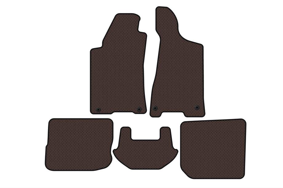 Audi 80/90 1987-1996 Gumowe dywaniki samochodowe Carsuit (1991-1996, Sedan, brązowe) Image