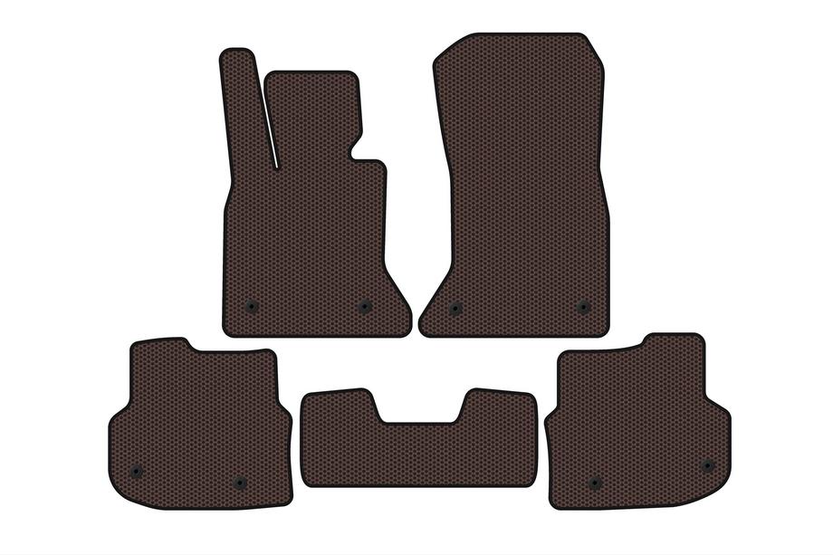BMW 5 Series F10/F11 2010–2016 Gumowe dywaniki Carsuit 2010-2013 (Brązowy) Image