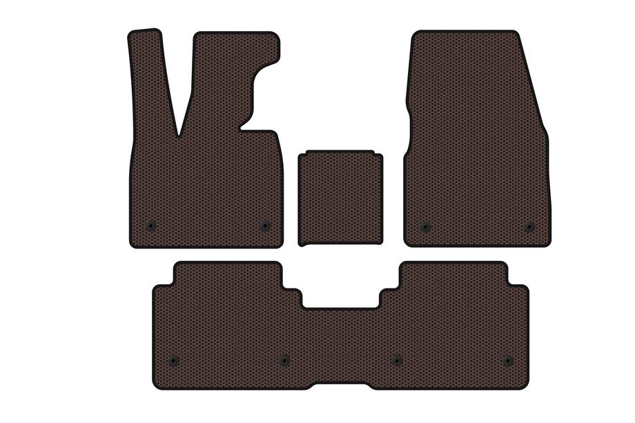 BMW I3 2013-2022 Gumowe Dywaniki Carsuit (Brązowe) Image