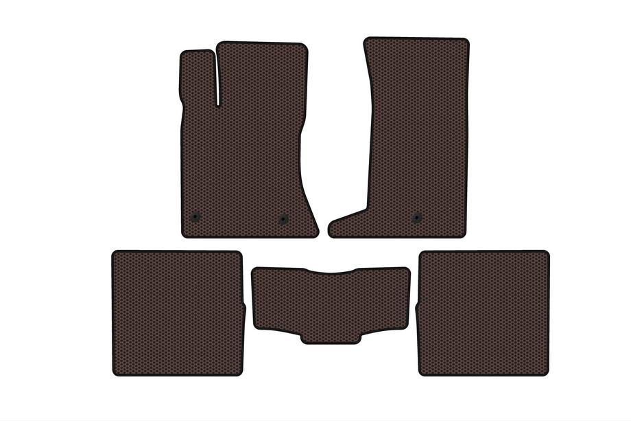 Cadillac SRX 2004-2009 Gumowe dywaniki Carsuit (brązowe) Image
