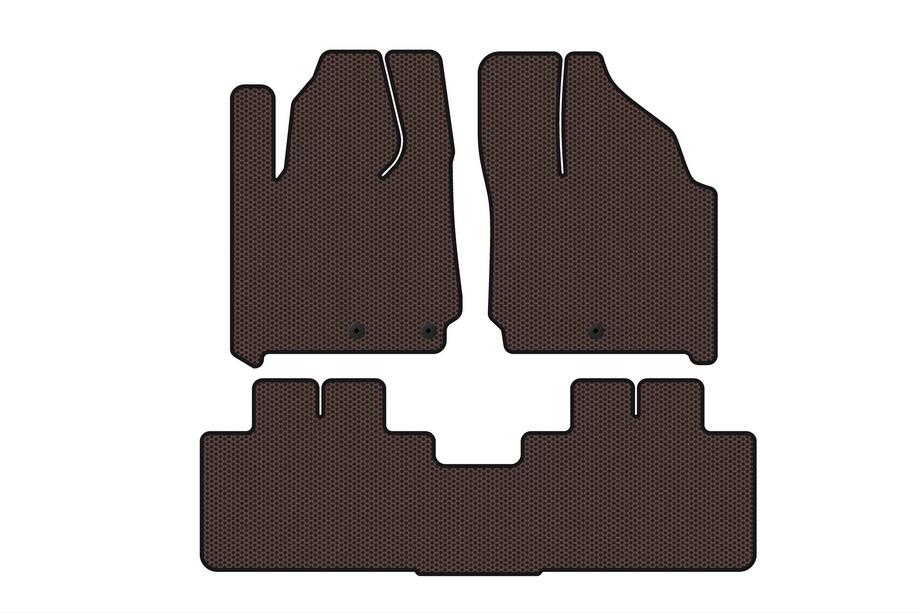 Cadillac SRX 2010-2016 Gumowe dywaniki Carsuit (brązowe) Image