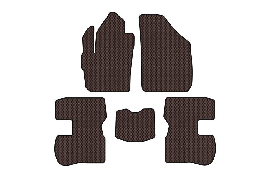 Chery Kimo 2007-2015 Gumowe Dywaniki Carsuit (Brązowe) Image
