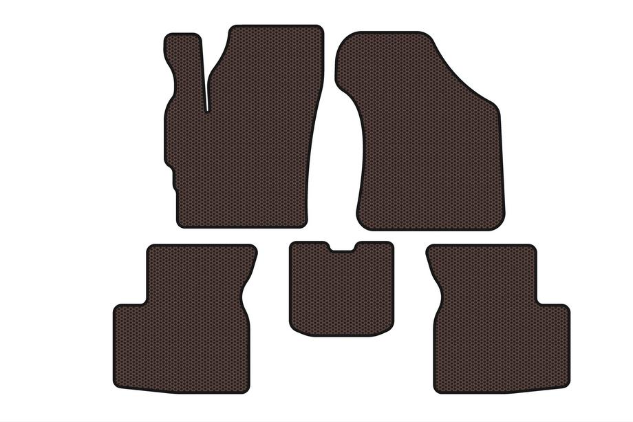 Chery QQ 2003-2022 Gumowe Dywaniki Carsuit (Brązowe) Image