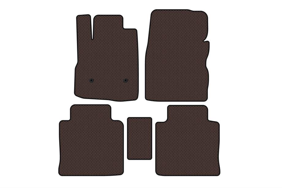 Chevrolet Equinox 2009-2016 Gumowe dywaniki Carsuit (2009-2015, brązowe) Image