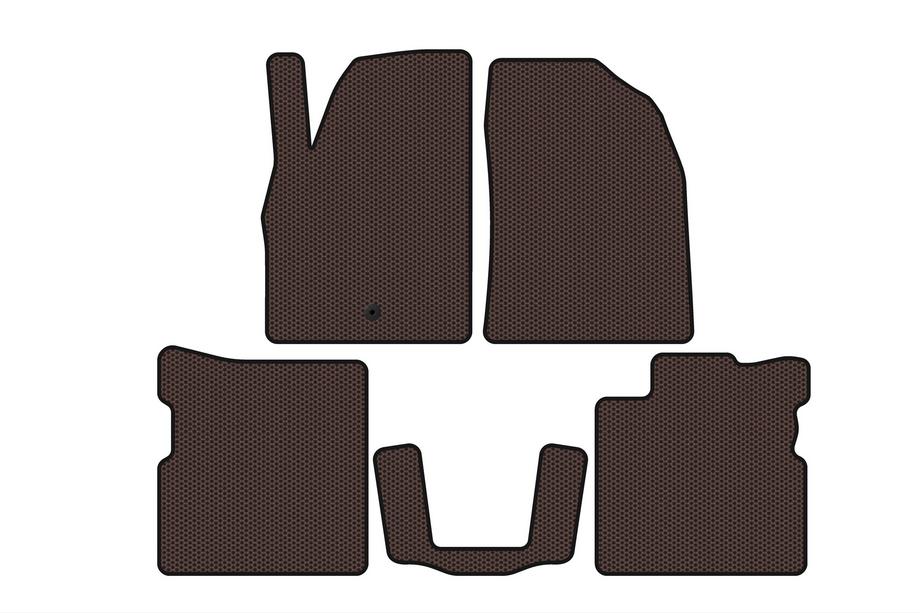 Chevrolet HHR 2005-2011 Gumowe Dywaniki Carsuit (Brązowe) Image