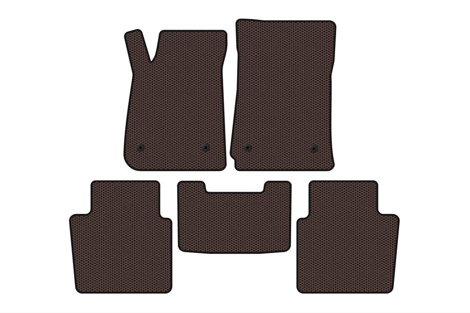 Chevrolet Impala 2013-2020 Gumowe Dywaniki Carsuit (SD, Brązowe) Image