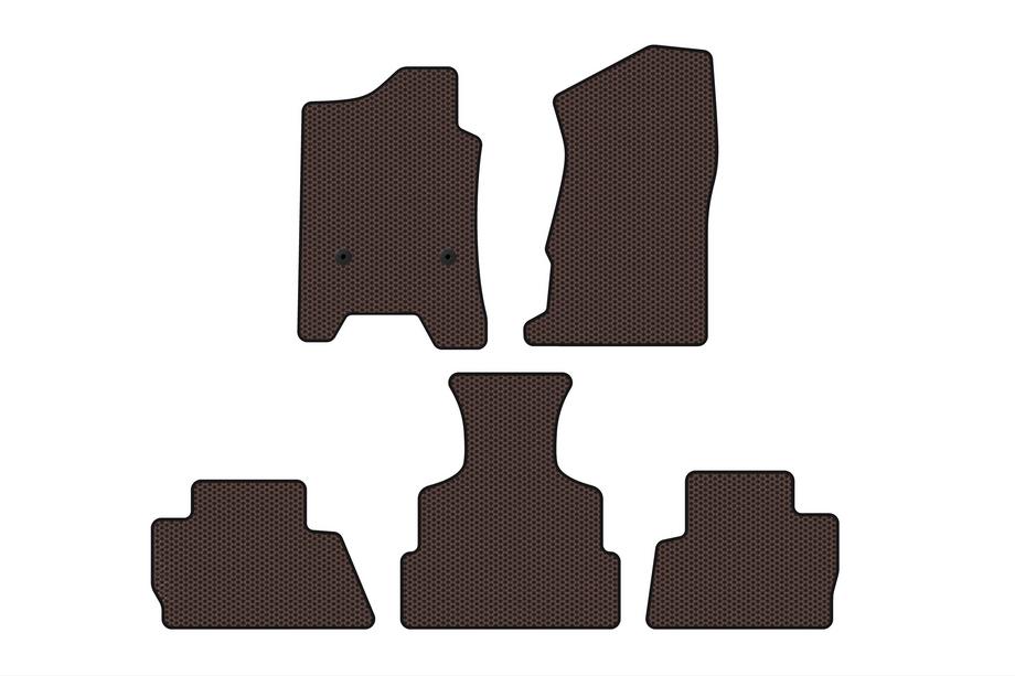 Chevrolet Tahoe 2014-2019 Dywaniki gumowe Carsuit (2014-2020, brązowe) Image