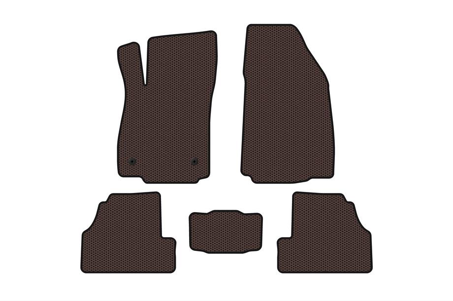 Chevrolet Trax 2012-2023 Dywaniki gumowe Carsuit (2012-2019, brązowe) Image