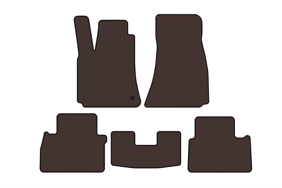 Chrysler C300 2004-2011 Gumowe Dywaniki Carsuit (SD, Brązowe) Zdjęcia 1