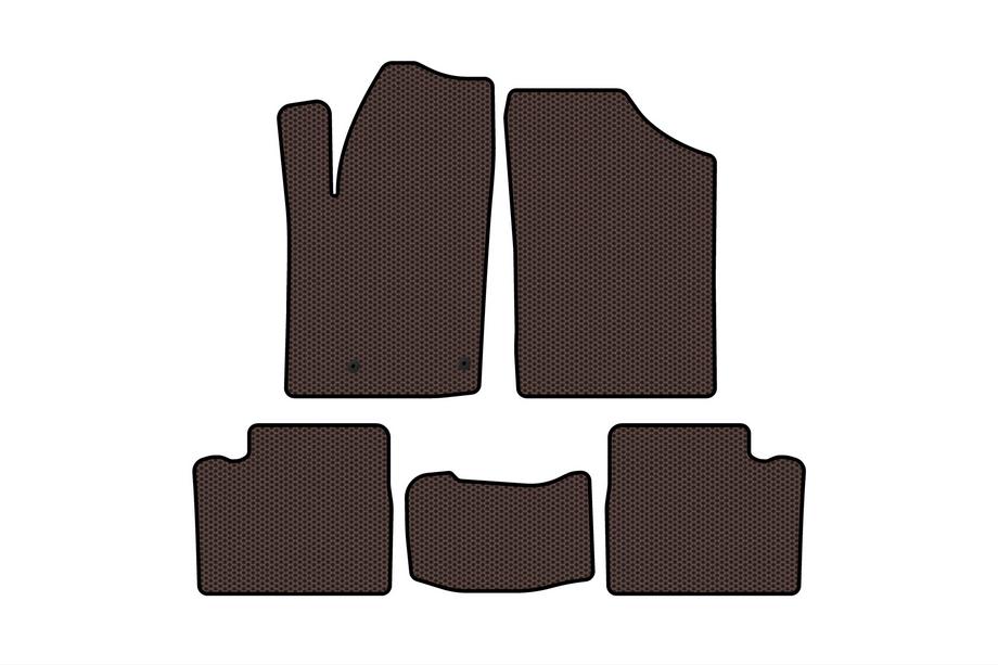 Citroen Berlingo 1996-2008 Gumowe Dywaniki Carsuit (Brązowe) Zdjęcia 1