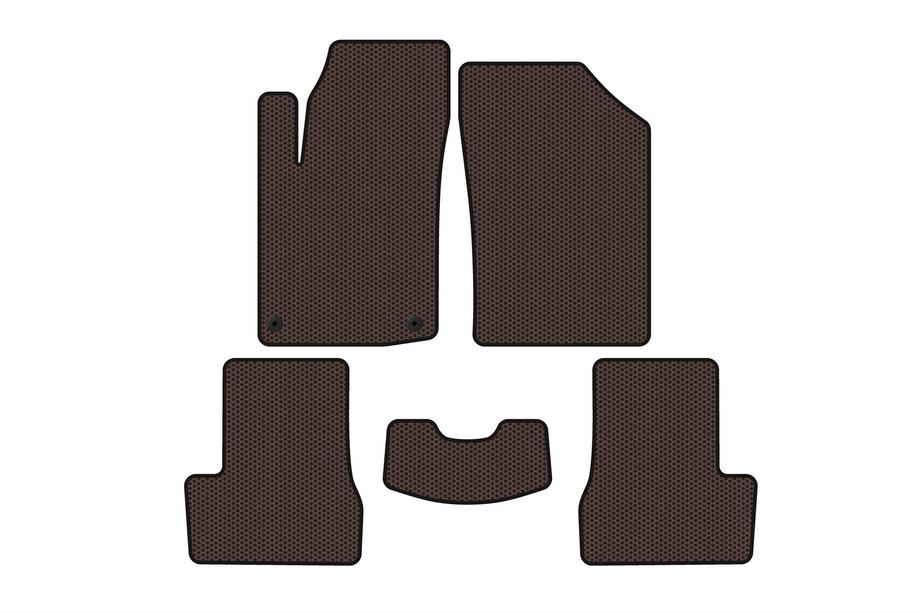 Citroen C-3 2009–2016 Gumowe dywaniki Carsuit (HB, brązowe) Image