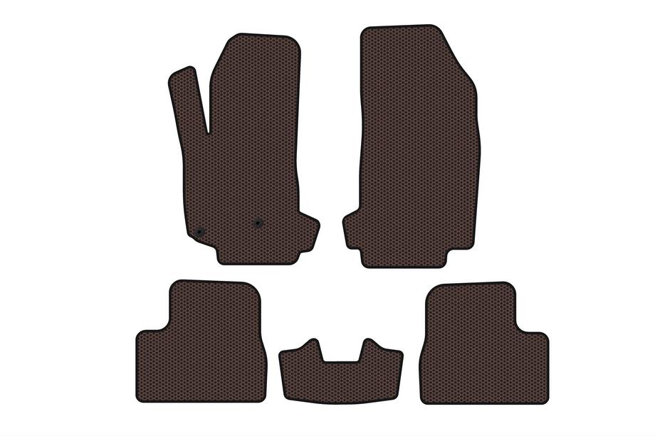 Citroen DS-3 2009-2016 Gumowe Dywaniki Carsuit V-2 (Brązowe) Image