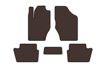 Citroen DS-4 2010-2015 Dywaniki gumowe Carsuit (HB, Przed liftingiem, Brązowe) zdjęcia 1