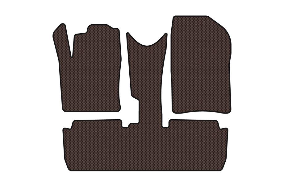 Citroen Xsara Picasso 1999-2012 Gumowe dywaniki Carsuit (Przed liftingiem, brązowe) Zdjęcia 1