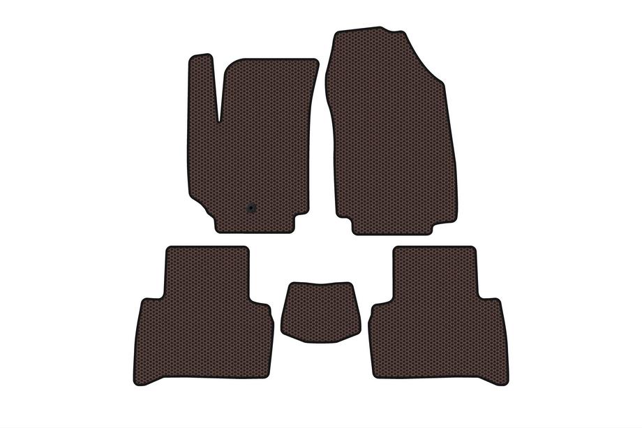 Fiat Croma 2005-2010 Gumowe dywaniki Carsuit (2007-2010, SW, brązowe) Image