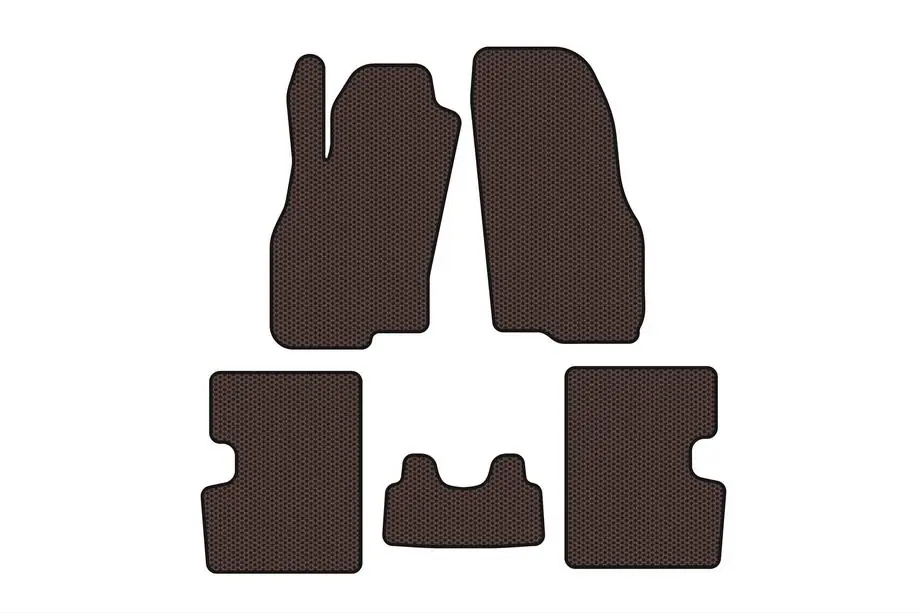 Fiat Punto Grande/EVO 2006-2018 Dywaniki Gumowe Carsuit (HB, 5-drzwiowy, Przed Liftingiem, Brązowe) Image